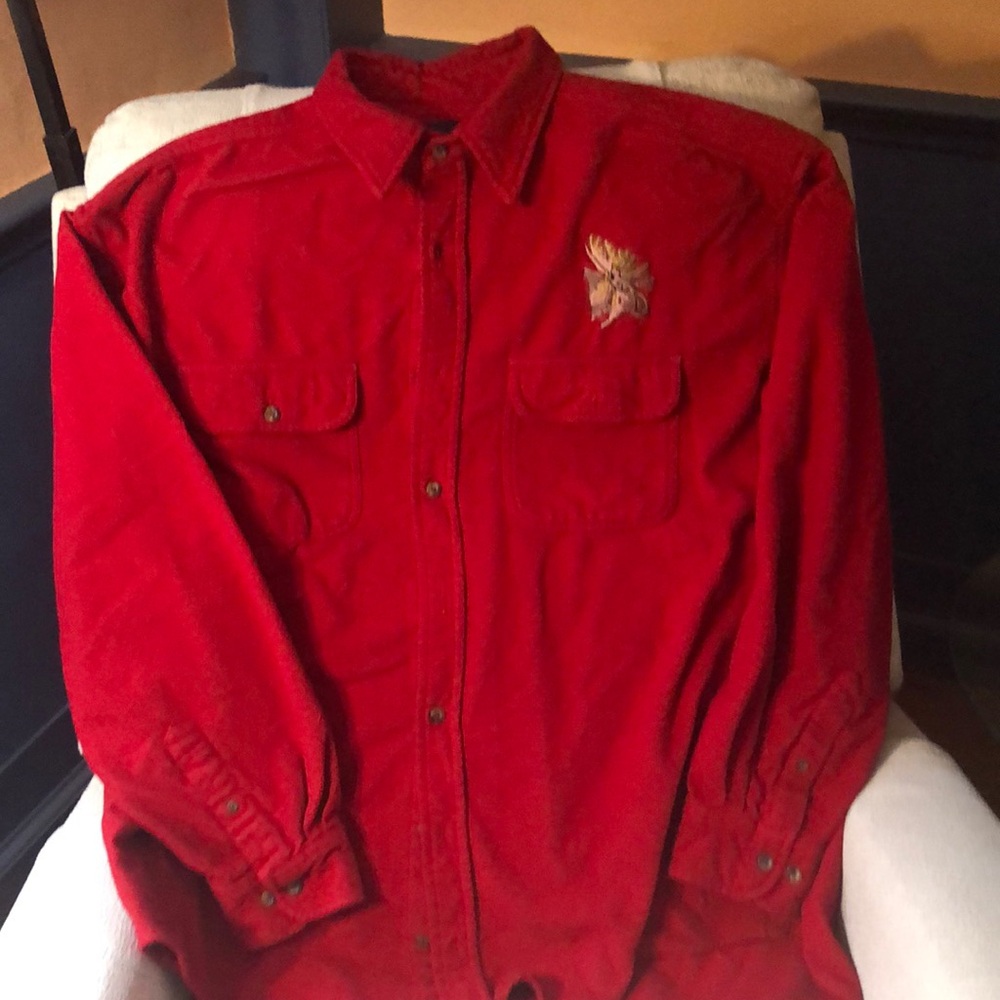 Vintage Hazel Creek shirt with embroidered moose